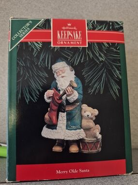 Vintage 1992 Hallmark Keepsake "Merry Olde Santa" Ornament